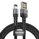 Baseus Cafule Double-sided USB Lightning Cable 1.5A 2m Gray+Black (CALKLF-HG1) (BASCALKLF-HG1)