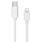 MediaRange Apple Lightning to USB Type-C Cable 1m White (MRCS215)