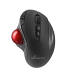 MediaRange Optical 7-Button Wireles with Trackball.Scrool Wheel, DPI 800-2400, Black/Red (MROS263)
