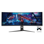 ASUS Monitor ROG STRIX XG49VQ 49'' 3840x1080 144Hz, HDMI, DisplayPort, USB Hub, FreeSync™ 2 HDR, Speakers, Height Adjustable, 3YearsW