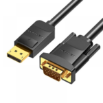 VENTION DP to VGA Cable 1.5M Black (HBLBG) (VENHBLBG)