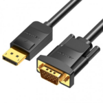 VENTION DP to VGA Cable 2M Black (HBLBH) (VENHBLBH)