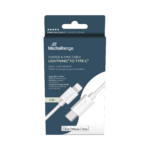 MediaRange Apple Lightning to USB Type-C Cable 1m White (MRCS215) - Image 2