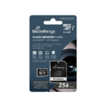 MediaRange microSDXC memory card, UHS-1 | Class 10, with SD adapter, 256GB (MR946) - Image 2