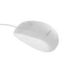 MediaRange Wired Optical 2-Button Hygienic Mouse with Touch-Scroll, 1.000 dpi, IP68, White (MROS265) - Image 3