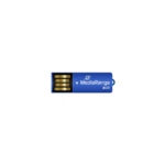 MediaRange USB 2.0 Nano Flash Drive Paper-clip stick 8GB (Blue) (MR975) - Image 2