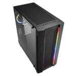 Sharkoon Elite Shark CA200M Gaming Midi Tower Κουτί Υπολογιστή με Πλαϊνό Παράθυρο και RGB Φωτισμό Μαύρο (ELCA200M) (SHRELCA200M) - Image 3